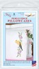 Picture of Jack Dempsey Stamped Pillowcases W/White Perle Edge 2/Pkg-Finch