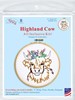 Picture of Jack Dempsey Stamped Hoop Kits 6"-Highland Cow
