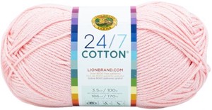Picture of Lion Brand 24/7 Cotton Yarn-Pink Lemonade